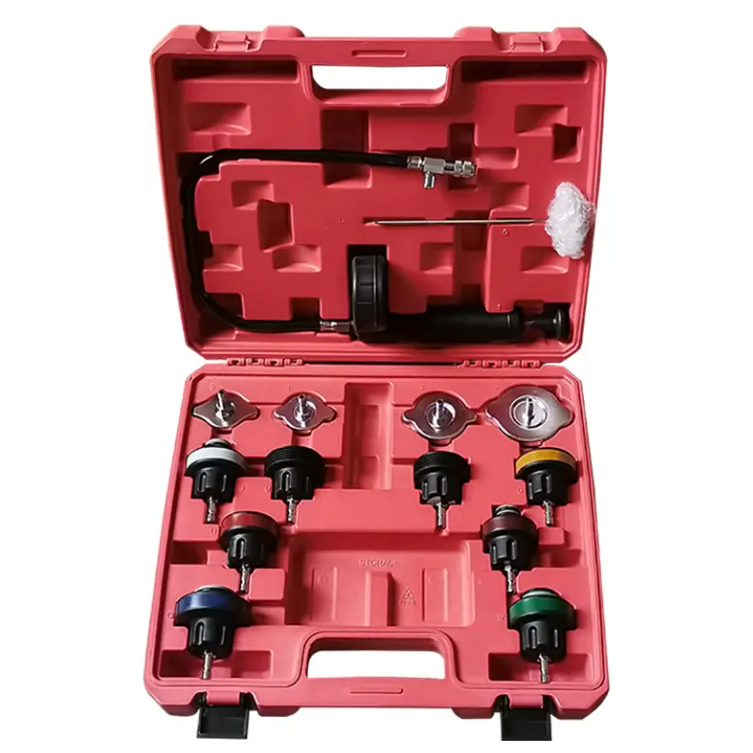 Universal 37pcs Car Water Tank Leak Detector Tool Set 34pcs Auto Cooling System Radiator Pressure Tester Kit